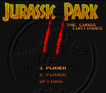 Jurassic Park II - The Chaos Continues (USA) (En,Fr,De,It) (Beta) screen shot title